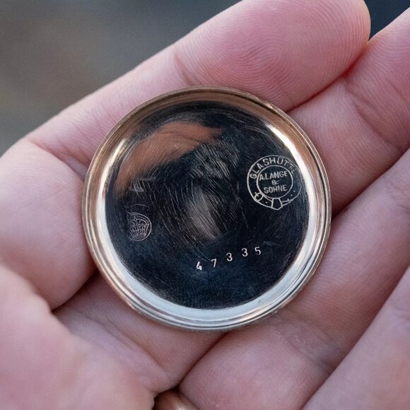 A Lange & Sohne Glashutte Watch 14k Rose Gold 35mm, Antique Pre-1930 Collectors - Picture 5 of 10